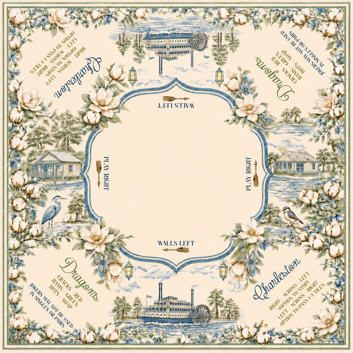 The Mahjestic South Mahjong Mat