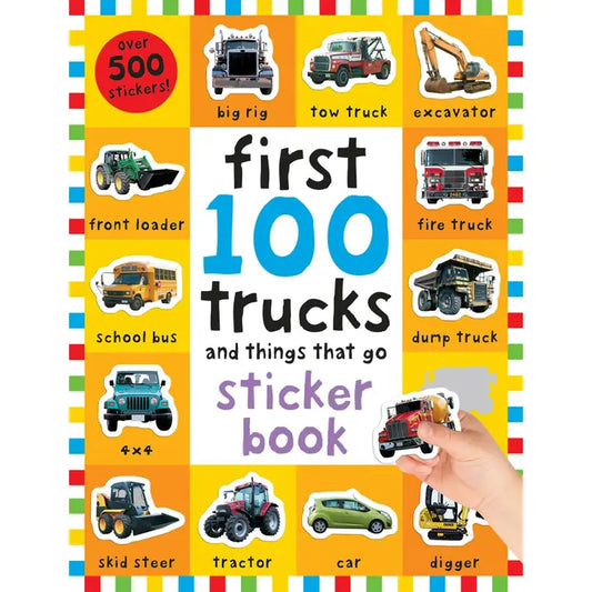 First 100 Trucks Sticker Book