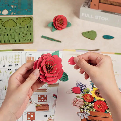 Wooden Puzzle: Bloom Box