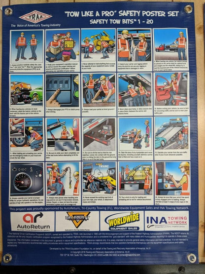 TRAA "Tow Like A Pro" Safety Posters (2)