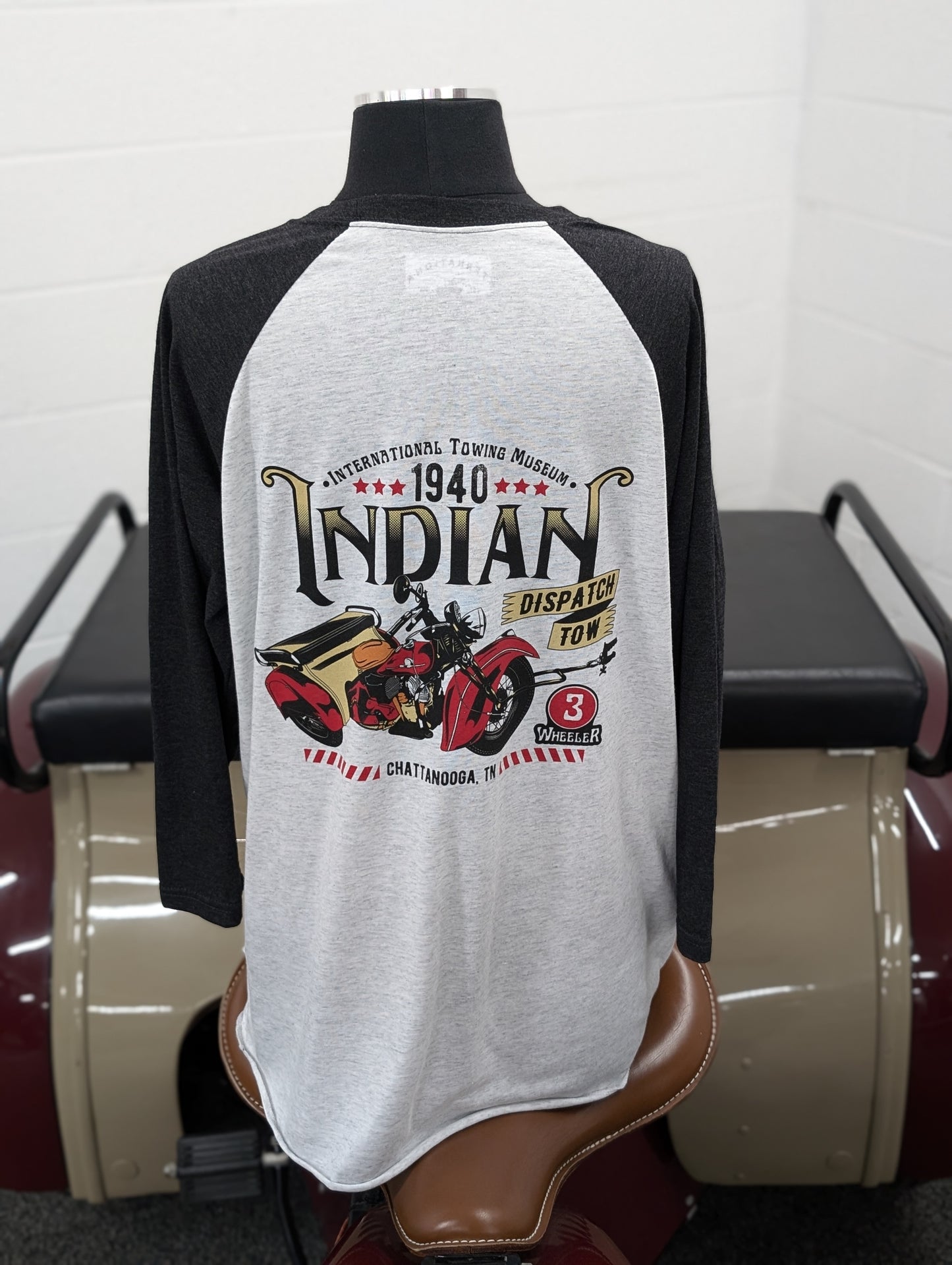 1942 Indian 3/4 Sleeve T-shirt