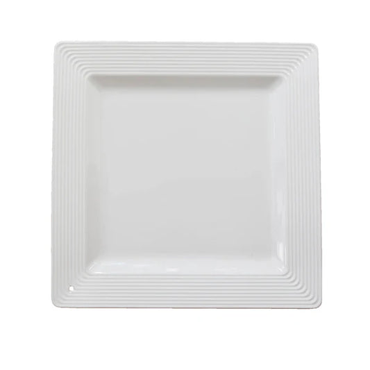 Square Platter Pinstripes