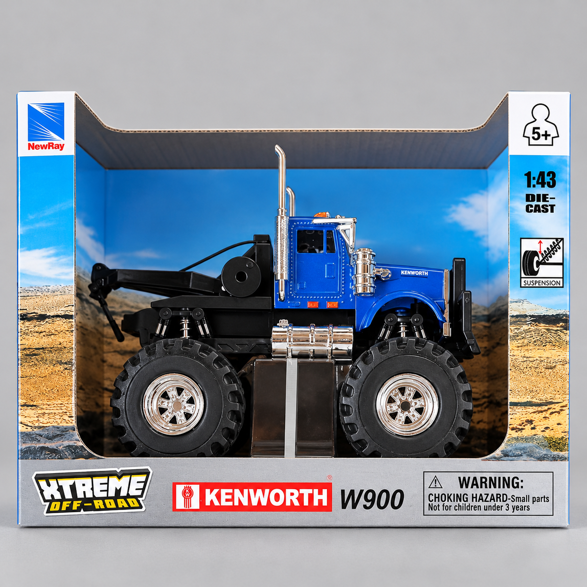 Extreme Tow Truck Blue