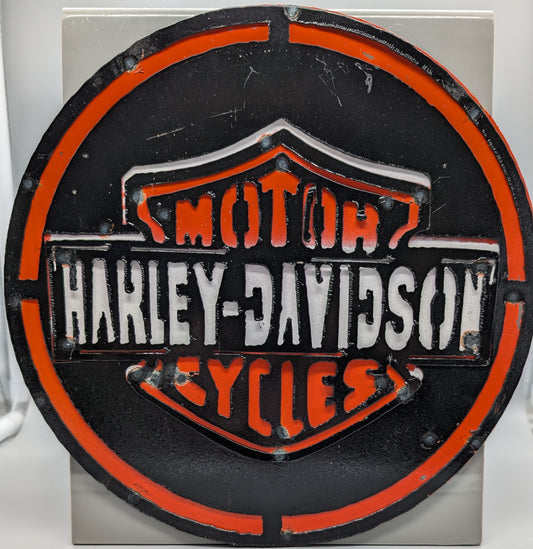 Harley Davidson Wall Art 10"