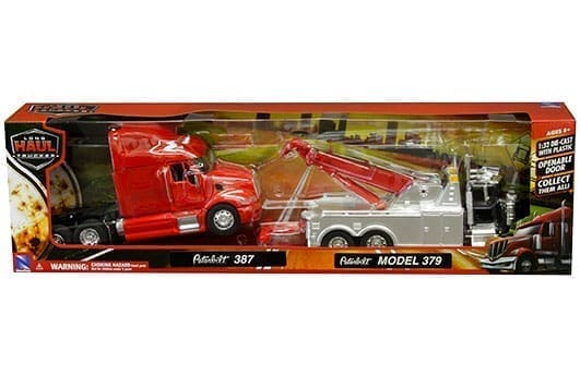 Peterbilt Silver Tow Truck