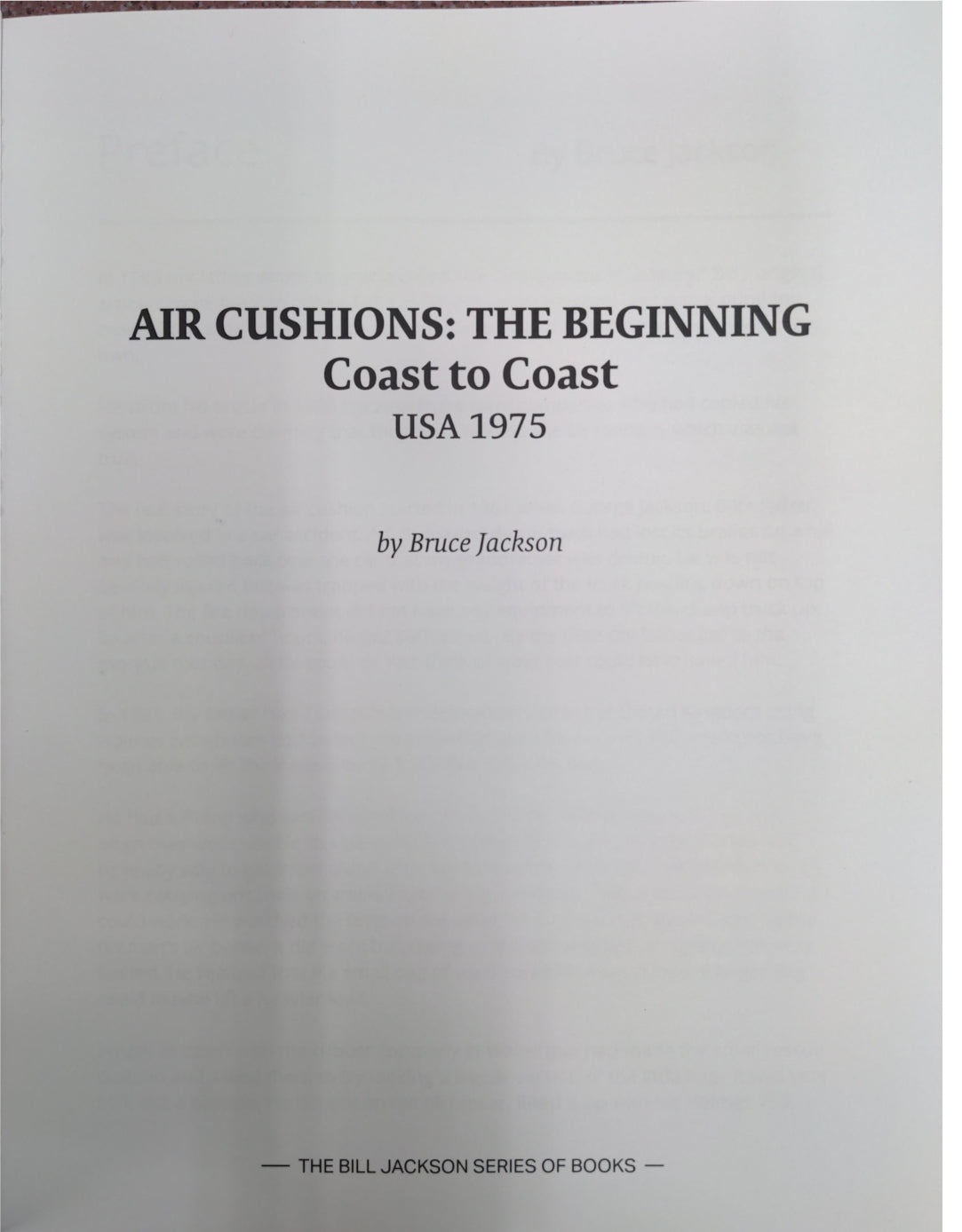 Air Cushions: The Beginning