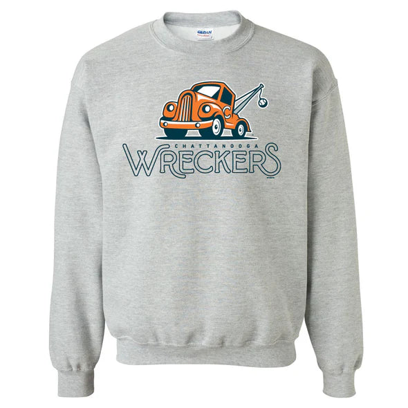 Chattanooga Wreckers Primary Logo Crewneck