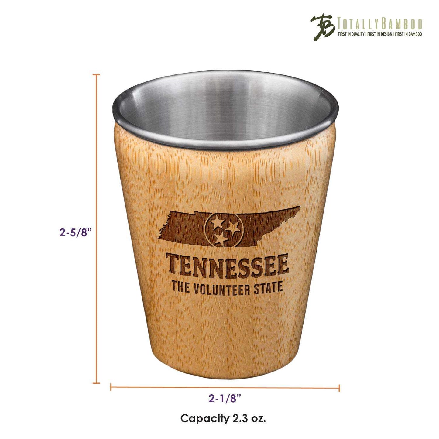 TN Bamboo Shot Glass