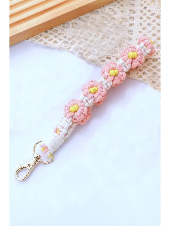 Daisy Flower Wristlet