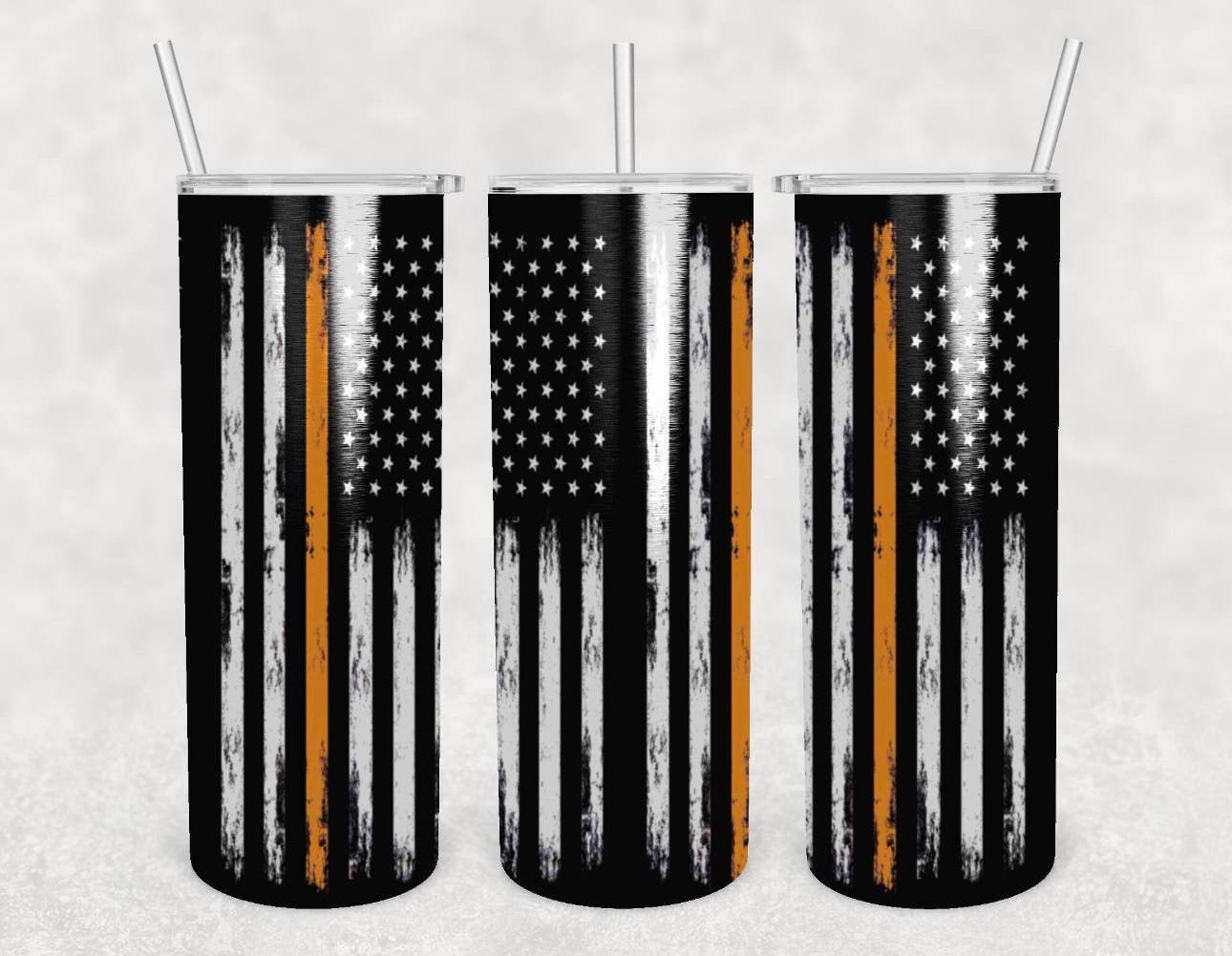 Orange Line EMS Tumbler