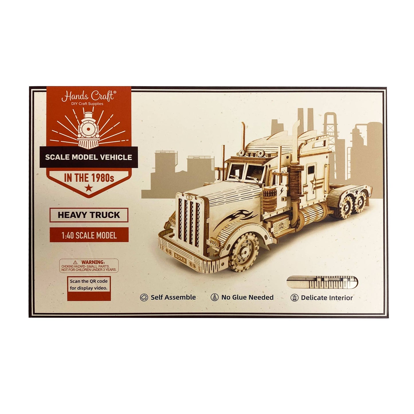 3D Laser Cut Wooden Puzzle: Truck