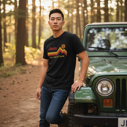 Mens T-Shirt Jeep® Have Fun Out There Vintage