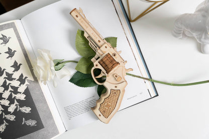 DIY 3D Puzzle: Corsac M60 Rubber Band Gun