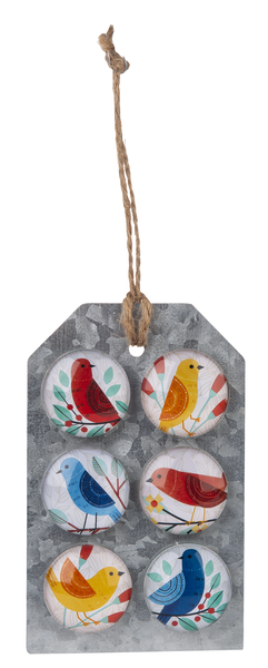 Colorful Birds Magnets