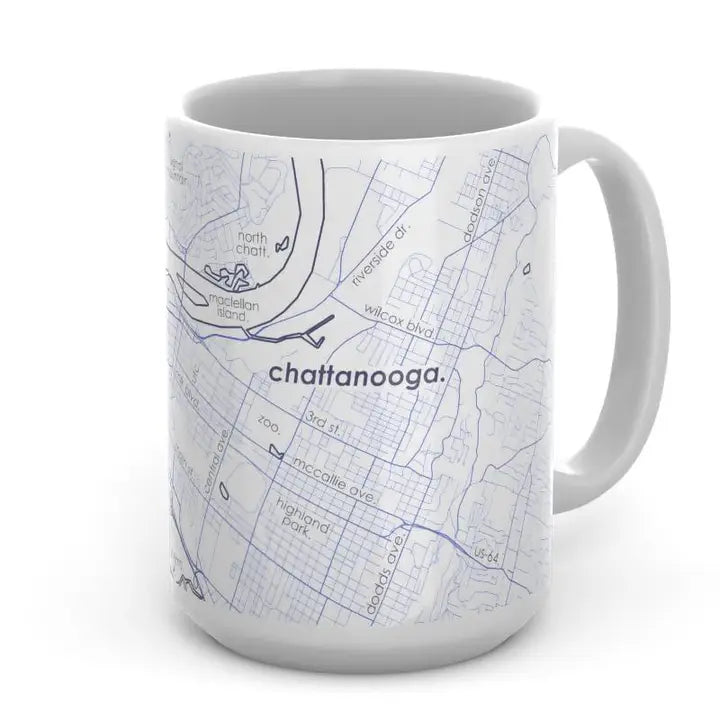 Chattanooga Map Mug