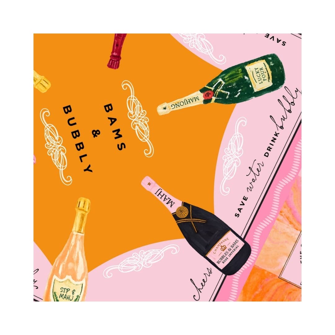 Bams & Bubbly Mahjong Mat