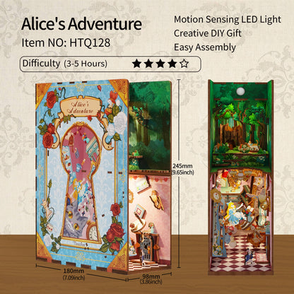 DIY Book Nook Kit: Alice's Adventure