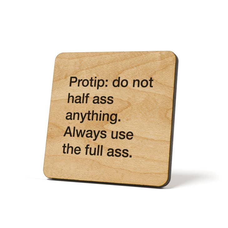 Wooden Quote Coasters