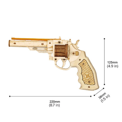 DIY 3D Puzzle: Corsac M60 Rubber Band Gun