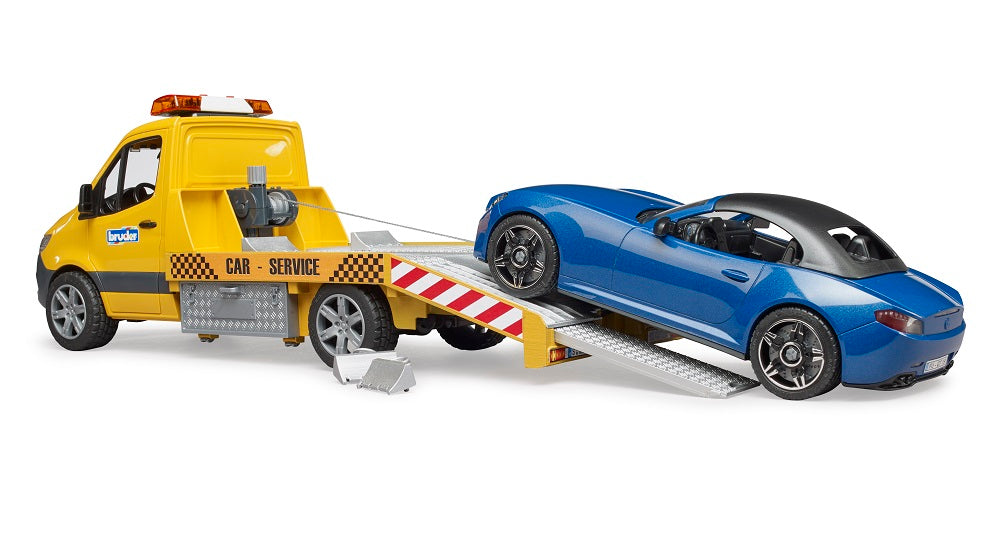 MB Sprinter Tow Truck w/ Bruder Roaster, Light & Sound Module