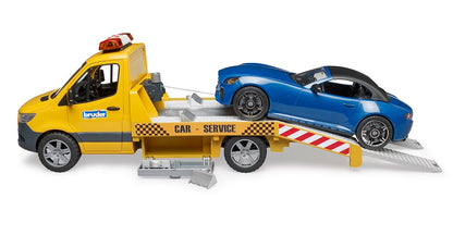MB Sprinter Tow Truck w/ Bruder Roaster, Light & Sound Module