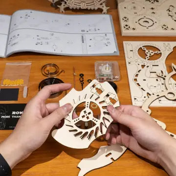 Wooden Puzzle: Owl Clock