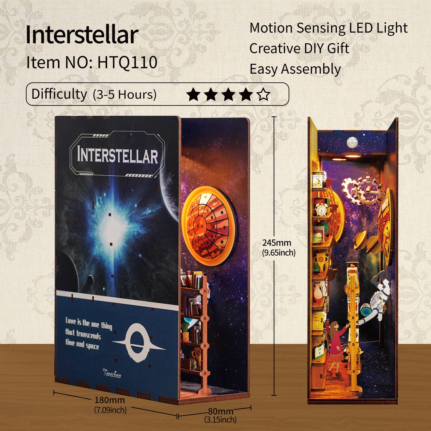 DIY Book Nook Kit: Interstellar