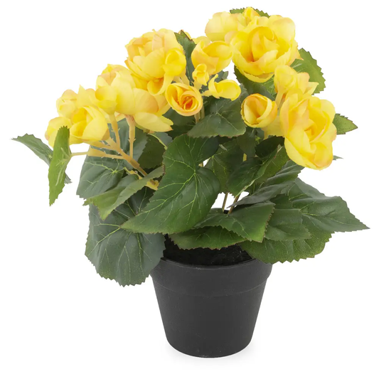 Potted Artificial Begonia