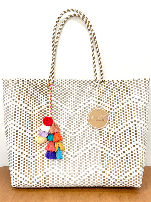 Allie XL Woven Tote