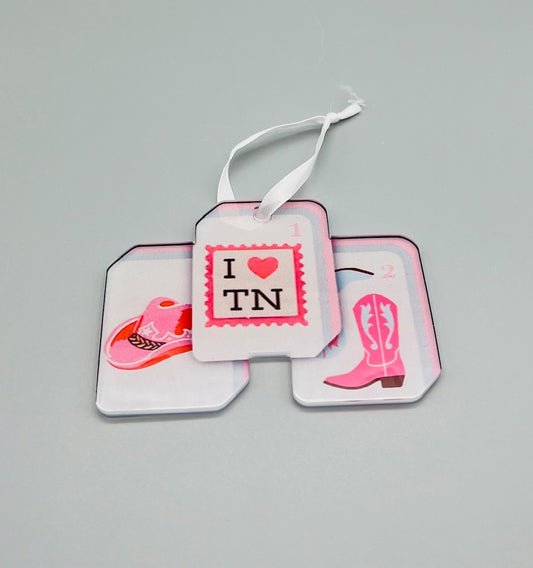Mahjong I HEART TN Ornament