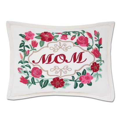 Mom Rose Pillow by Catstudio