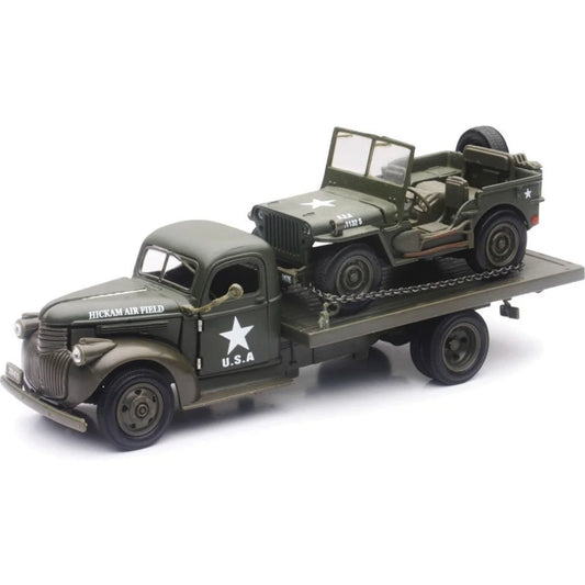 '41 Military Flatbed with Jeep