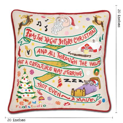 Night Before Christmas Pillow