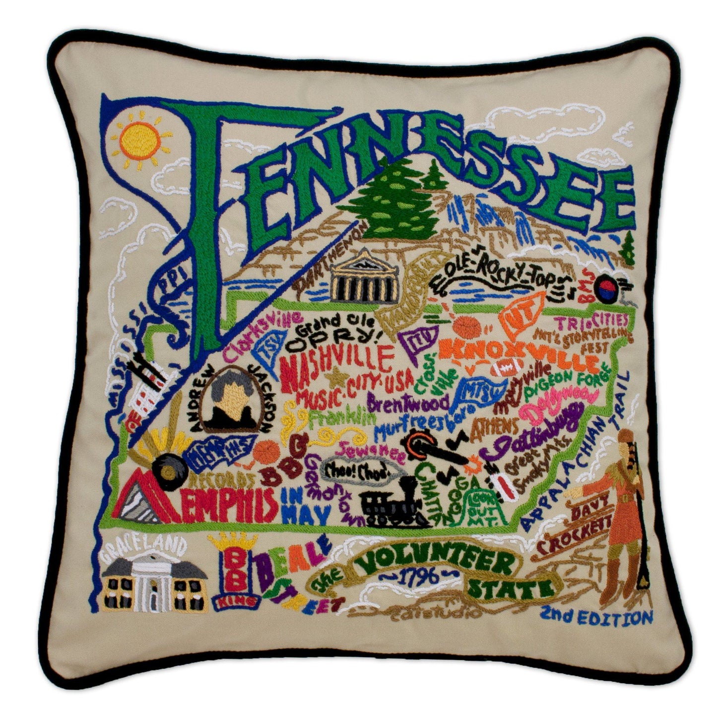 Tennessee Pillow by Catstudio