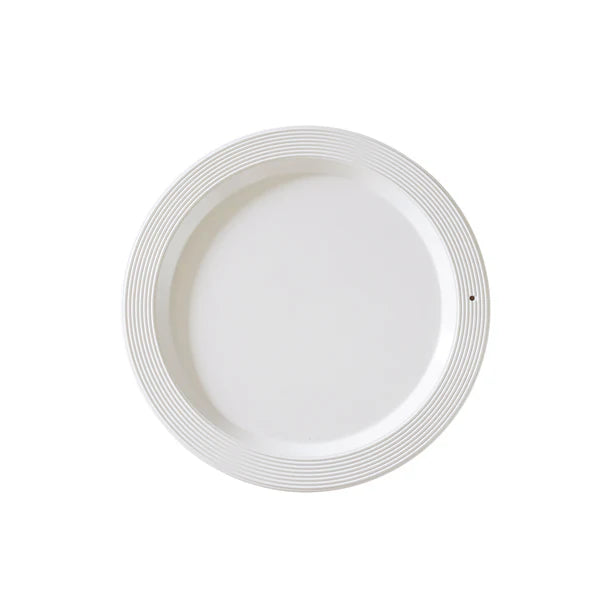 Round Pinstripes Platter Melamine