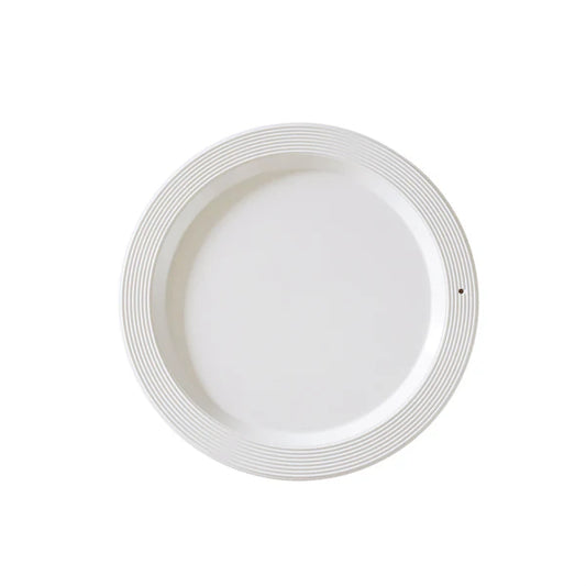 Round Pinstripes Platter Melamine